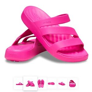 Hot Pink CROCS Getaway Strappy Sandal